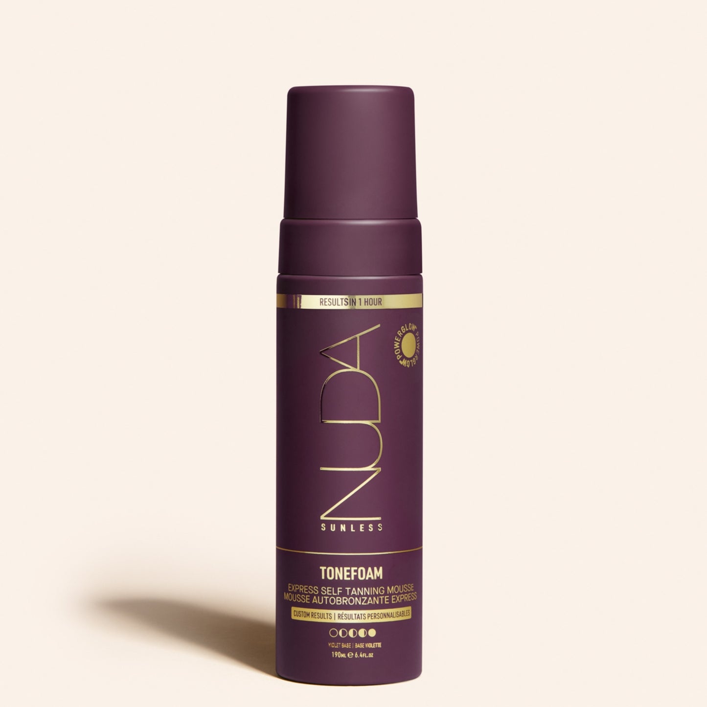 Nuda Tonefoam Violet- Colour Correcting self tan mousse