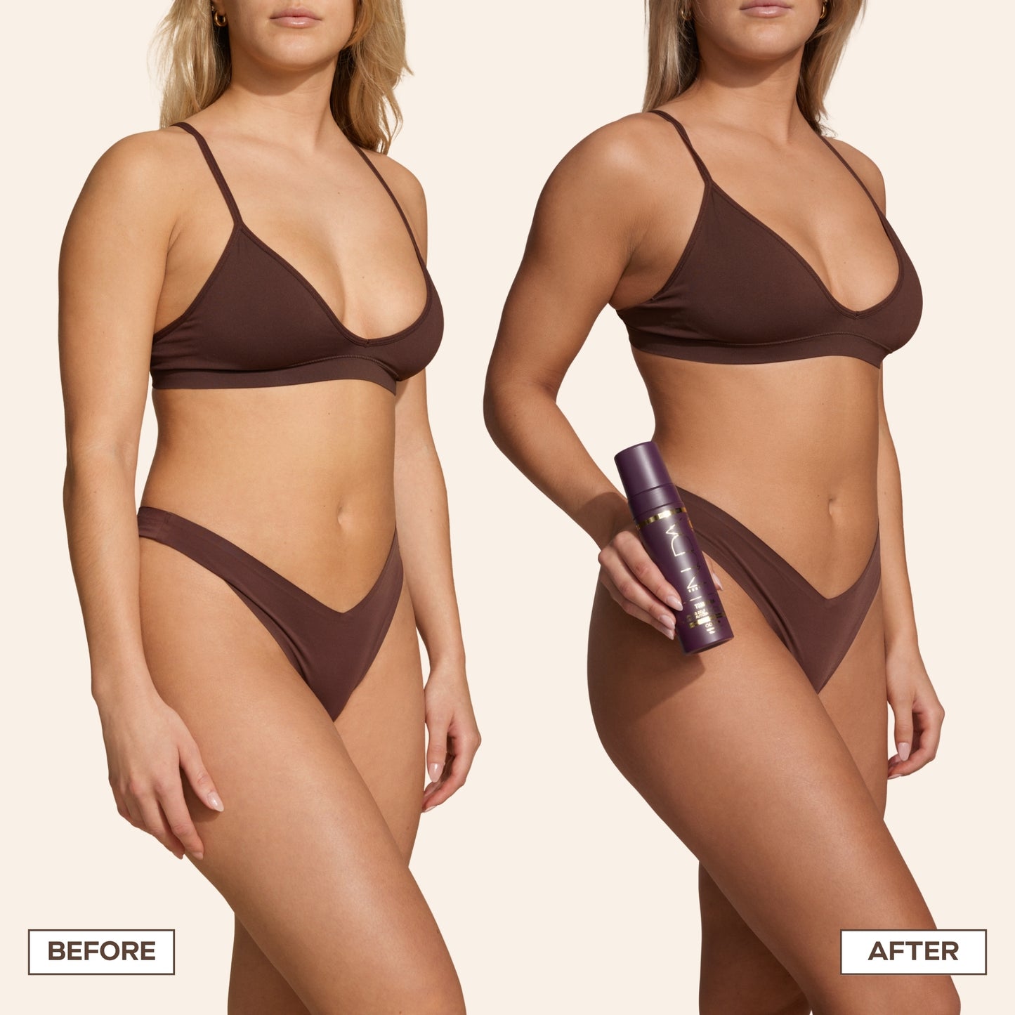 Nuda Tonefoam Violet- Colour Correcting self tan mousse