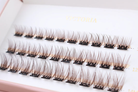The Victoria Pre-Glued DIY Press-On Lashes